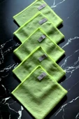Mikrofiber Temizlik Bezi Sarı 5 Adet Ev Ve Cam Temizliği - 3