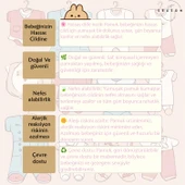 Bebek Takım Bej 3'lü Set: Triko Hırka+Pantolon+İç Body %100 Organik Pamuk - 3