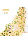 Yapay Çiçek Bahar Dalı Sarmaşık Japon Kiraz Çiçekli 230Cm 18Çiçekli 1.Kalite DolanabilenModel thumbnail 2