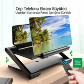 TechTic 8İnç 3D Uzaktan Kumandalı Telefon Ekran Büyüteci Telefon Projeksiyonu Ekran Büyütücü - 2