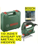 Bosch Dekupaj Testere Makinası Pst 650 Dekupaj+ 10 Parça Metal Ahşap Karışık Testere Bıçağı - 1