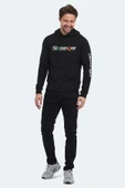 Slazenger KADMOSS Erkek Sweatshirt Siyah - 7