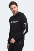 Slazenger KADMOSS Erkek Sweatshirt Siyah - 4