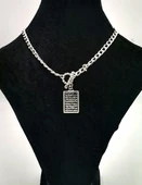 Gümüş Renk Zincirli Figürlü Karamaz Lüks Kolye - 1