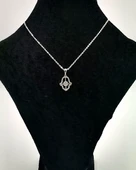 Gümüş Renk Zincirli Figürlü Karamaz Lüks Kolye - 1