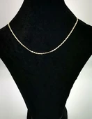 Altın Sarısı Zincir Figürlü Lüks Kararmaz Kolye - 1