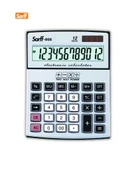 Sarff Güneş Enerjili Pilli Hesap Makinesi 12 Haneli 866 - 1