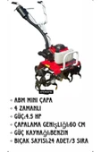 ABM MİNİ ÇAPA MAKİNASI 4t (4 zamanlı) - 3