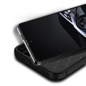 Tecno Spark 30C Kılıf Focus Carbon Silikon Kapak - 3