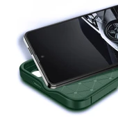 Tecno Spark 30 Kılıf Focus Carbon Silikon Kapak - 9