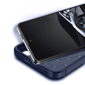 Tecno Spark 30C Kılıf Focus Carbon Silikon Kapak - 5