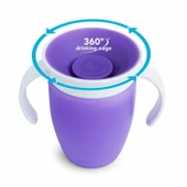 Munchkin Mucize 360° Alıştırma Bardağı 6 Ay+ 207 Ml Mor - 3