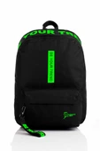 Laptop Bölmeli Okul Çantası Be Your Trend Siyah Yeşil 1140 - 1