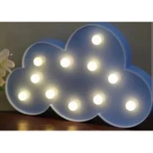 Led Işık Beyaz Bulut Gece Lambası - 1