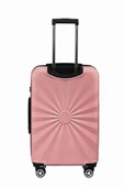 2'li Valiz Seti Polikarbon Orta Boy - Kabin Boy Valiz Rose 1809 - 7
