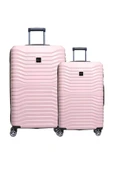 2'li Valiz Seti Polikarbon Büyük Boy – Orta Boy Valiz Pudra 1819 thumbnail 1