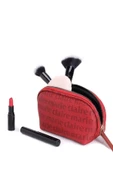 Monalisa Home M.Claire Kırmızı Lüks Makyaj Çantası - 1