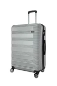2'li Valiz Seti Büyük Boy - Kabin Boy Valiz Gri 1451 thumbnail 8
