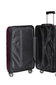 2'li Valiz Seti Polikarbon Büyük Boy – Orta Boy Valiz Bordo 1809 thumbnail 11