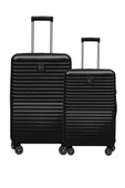 2'li Valiz Seti Polikarbon Büyük Boy – Orta Boy Valiz Siyah 1811 - 1