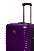 2'li Valiz Seti Polikarbon Orta Boy - Kabin Boy Valiz Mor 1811 thumbnail 9