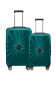 2'li Valiz Seti Polikarbon Büyük Boy – Orta Boy Valiz Petrol 1809 thumbnail 1