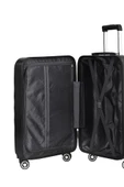 2'li Valiz Seti Polikarbon Orta Boy - Kabin Boy Valiz Siyah 1809 thumbnail 11