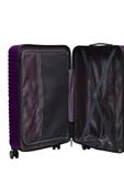 2'li Valiz Seti Polikarbon Orta Boy - Kabin Boy Valiz Mor 1811 thumbnail 7