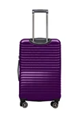 3'lü Valiz Seti Polikarbon Valiz 4x2 Teker Mor 1811 thumbnail 6