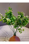 ADET  MİNİK YAPRAKLI BEYAZ  YAPAY ÇİÇEK EV DEKORASYON ARANJMAN DEKOR BALKON 30 CM thumbnail 3