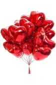 YASİMA1 ADET Kırmızı Renk Kalp Folyo Balon DOĞUM GÜNÜ SEVGİLİLER GÜNÜ EVLİLİK TEKLİFİ - 2