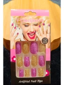 Monalisa Home Simli Çift Renk Takma Tırnak - 1