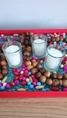 MİNİK SEVİMLİ CAM BARDAK MUM - 2
