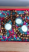 MİNİK SEVİMLİ CAM BARDAK MUM - 3
