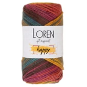 Loren Happy Ebruli El Örgü İpi - 1 Adet - ( Renk Kodu : RH010 ) thumbnail 1