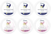 Dove Besleyici El ve Vücut Bakım Kremi 250ML (Rich Nourishment Cream+ Beauty Cream) Karma (6 Lı Set) - 1