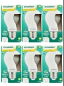 (6 Adet) Sylvania 9W (75W) 2700K (Sarı Işık) Dim Edilebilir E27 Duylu (Kalın Duy) Soft Led Ampul thumbnail 1