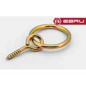 Ebru Halkalı Piton, Vidalı Halka 14 - 10 Adet - 1