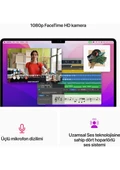 MacBook Air M2 8 GB 512 GB SSD 13.6" MLY43TU/A Gece Yarısı - 6