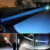 Projektor Modeli Zoomlu Şarjlı El Feneri Wt-129 - 2