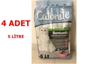 4 Adet Lider Catonite Aktif karbon Kedi Kumu 5 lt - 1
