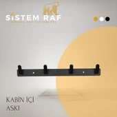 sistem raf Kabin İçi Askılık - Deneme Kabini Askılığı - 1