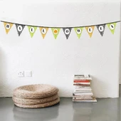 Cadılar Bayramı Kabak Temalı Halloween Yazılı Banner Süs Flama 3 Metre - 1