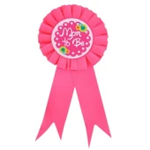 Mom To Be Yazılı Rozet Pembe Renk - 1