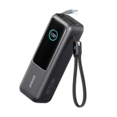 Anker Dizüstü Bilgisayar Power Bank (25K, 165W, Dahili ve Geri Çekilebilir Kablolar) - Siyah - 1