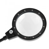 12 Led Clipslı Işıklı Büyüteç Işıklı Masa Lambası Çalışma Lambası - 3