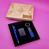 Tükenmez Kalem Çakmak Anahtarlık Seti - 1