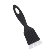 Mangal BBQ Temizlik Fırçası Ergonomik Paslanmaz Çelik Kıllar Mangal Fırçası - 5