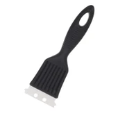 Mangal BBQ Temizlik Fırçası Ergonomik Paslanmaz Çelik Kıllar Mangal Fırçası - 1