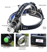 F.B.I F-823A Su Geçirmez Şarjlı Kafa Lambası - 3